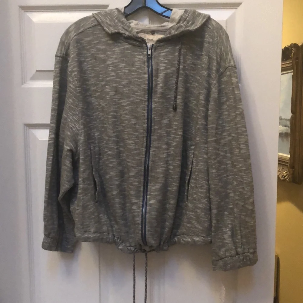 Free People Grey Heath Hoodie